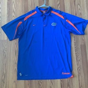 Nike Team Fit Dry Florida Gators Polo Shirt Mens XXL
